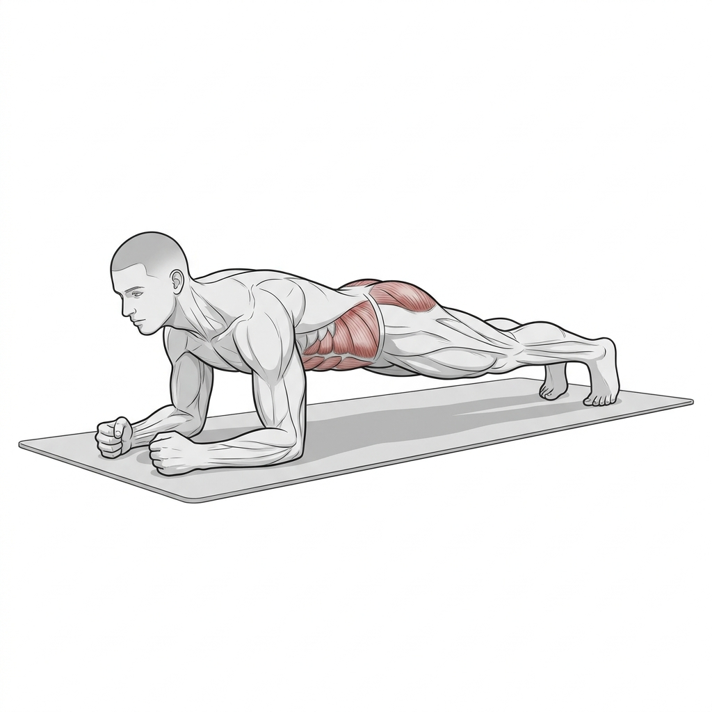 Plank illustration